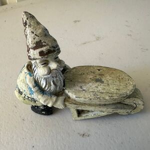 Napco 2008 Mini Magical Gnome Fairy Garden Weather Finish Figurine Decor
